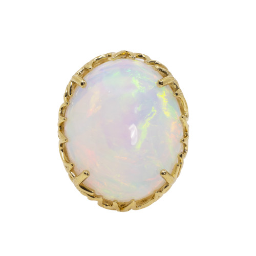 Inel Aur 18k, Opal Etiopian 19.10 ct